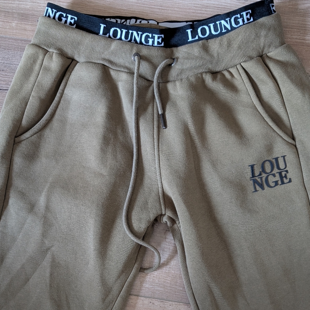 Men's Tan Jogger Pants